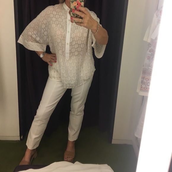 Tory Burch Vanner Cropped pants size 2 - Picture 9 of 9